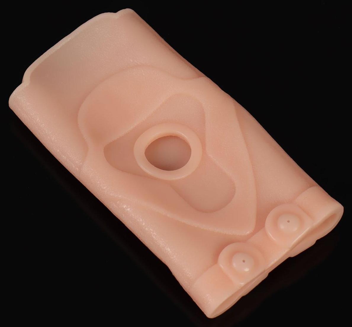 Силиконовый бандаж на голеностоп, с магнитами, 12,5 × 7 см, цвет бежевый