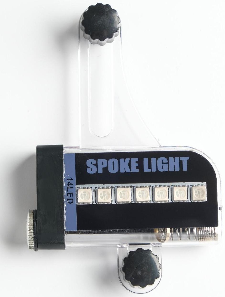 Подсветка для велосипеда, 30 рисунков, 14 led, 1 led 30 лм, 3ААА, 10 х 2 х 15 см