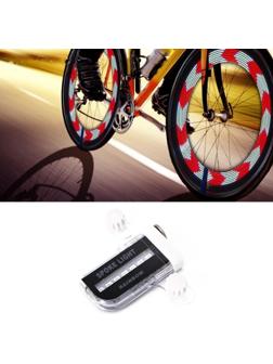Подсветка для велосипеда, 30 рисунков, 14 led, 1 led 30 лм, 3ААА, 10 х 2 х 15 см