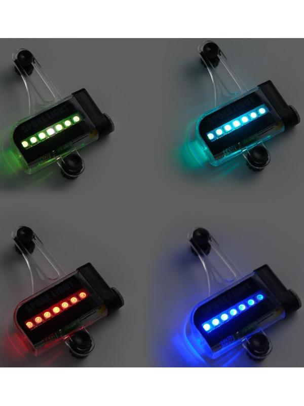 Подсветка для велосипеда, 30 рисунков, 14 led, 1 led 30 лм, 3ААА, 10 х 2 х 15 см