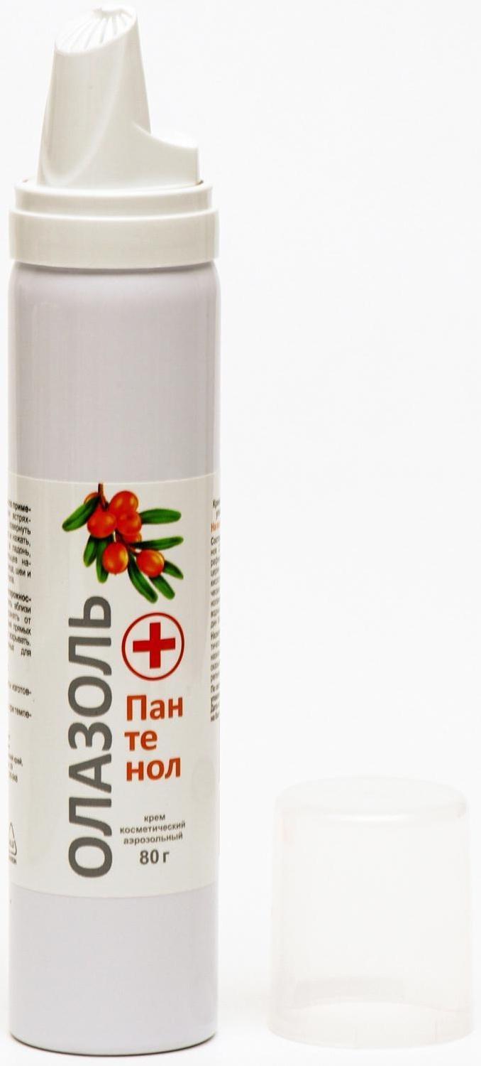Аэрозоль крем Олазоль+ Пантенол, 80 г