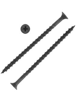 Саморез 4.2х76 мм ТУНДРА PREMIUM, потай, крупная резьба, шлиц PH, фосфатированный, 1 кг