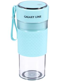 Блендер Galaxy LINE GL 2159, портативный, 45 Вт, 0.3 л, 1 скорость, голубой