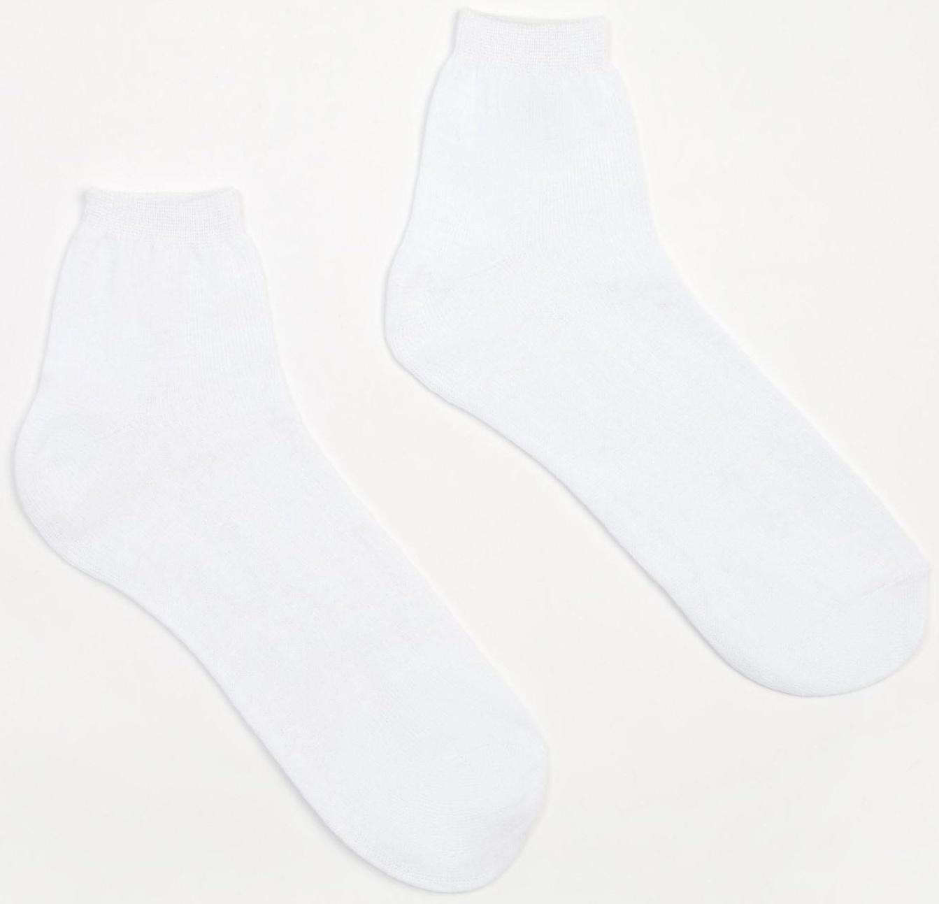 Носки женские, цвет белый, размер 23