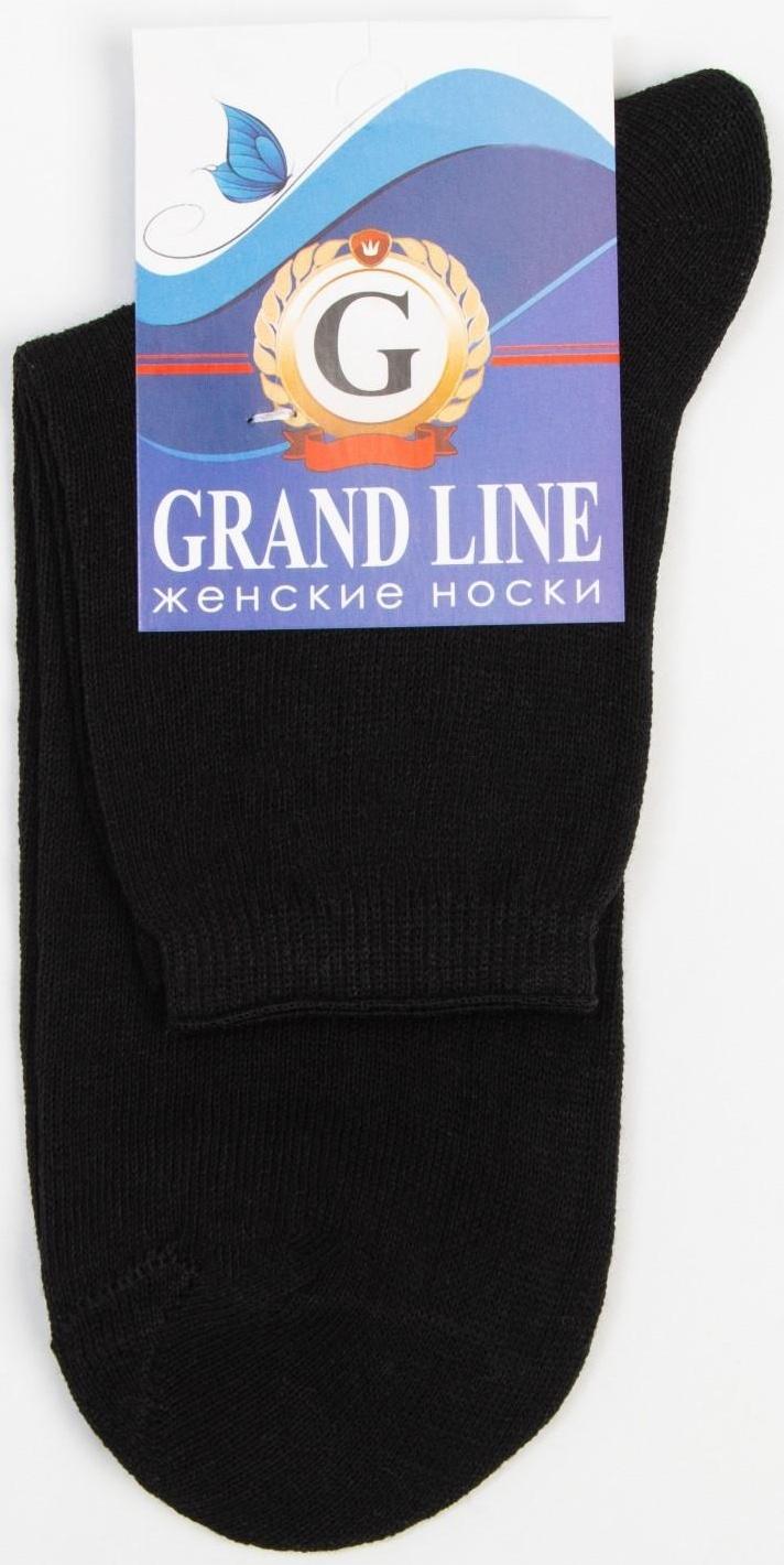 Носки женские, цвет чёрный, размер 25