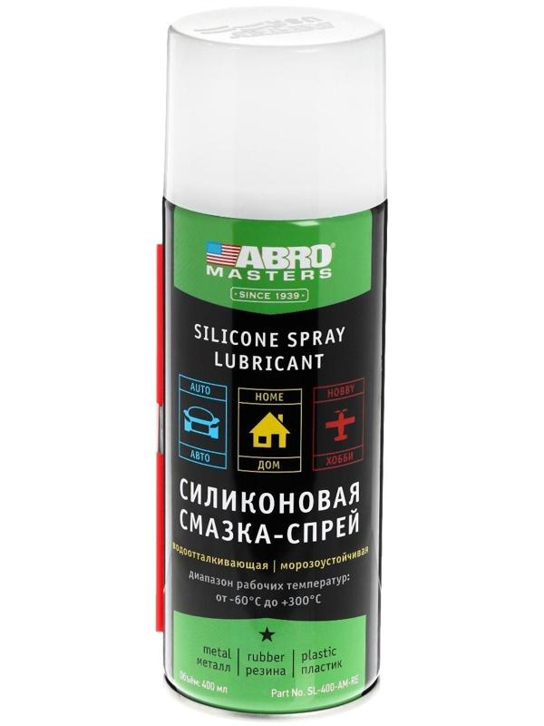 Смазка-спрей силиконовая ABRO, 400 мл SL-400-AM-RE
