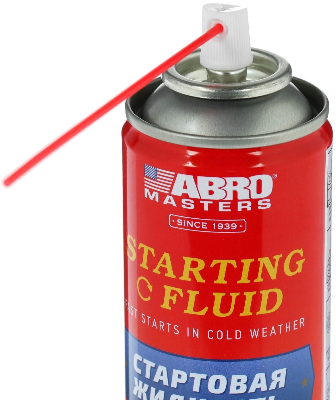 Стартовая жидкость ABRO MASTERS, 200 мл SF-650-220-AM-RE