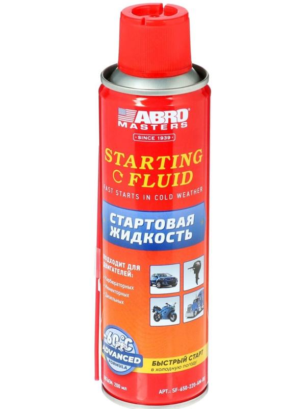 Стартовая жидкость ABRO MASTERS, 200 мл SF-650-220-AM-RE