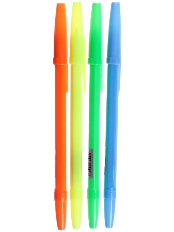 Ручка шариковая 0,7 мм, стержень синий, корпус NEON