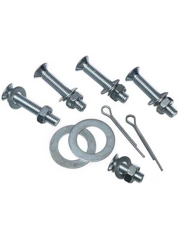 Тачка строительная, двухколёсная: груз/п 200 кг, объём 100 л, синие ручки