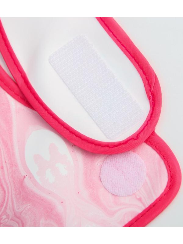 Нагрудник для кормления «Little princess» непромокаемый на липучке, с карманом