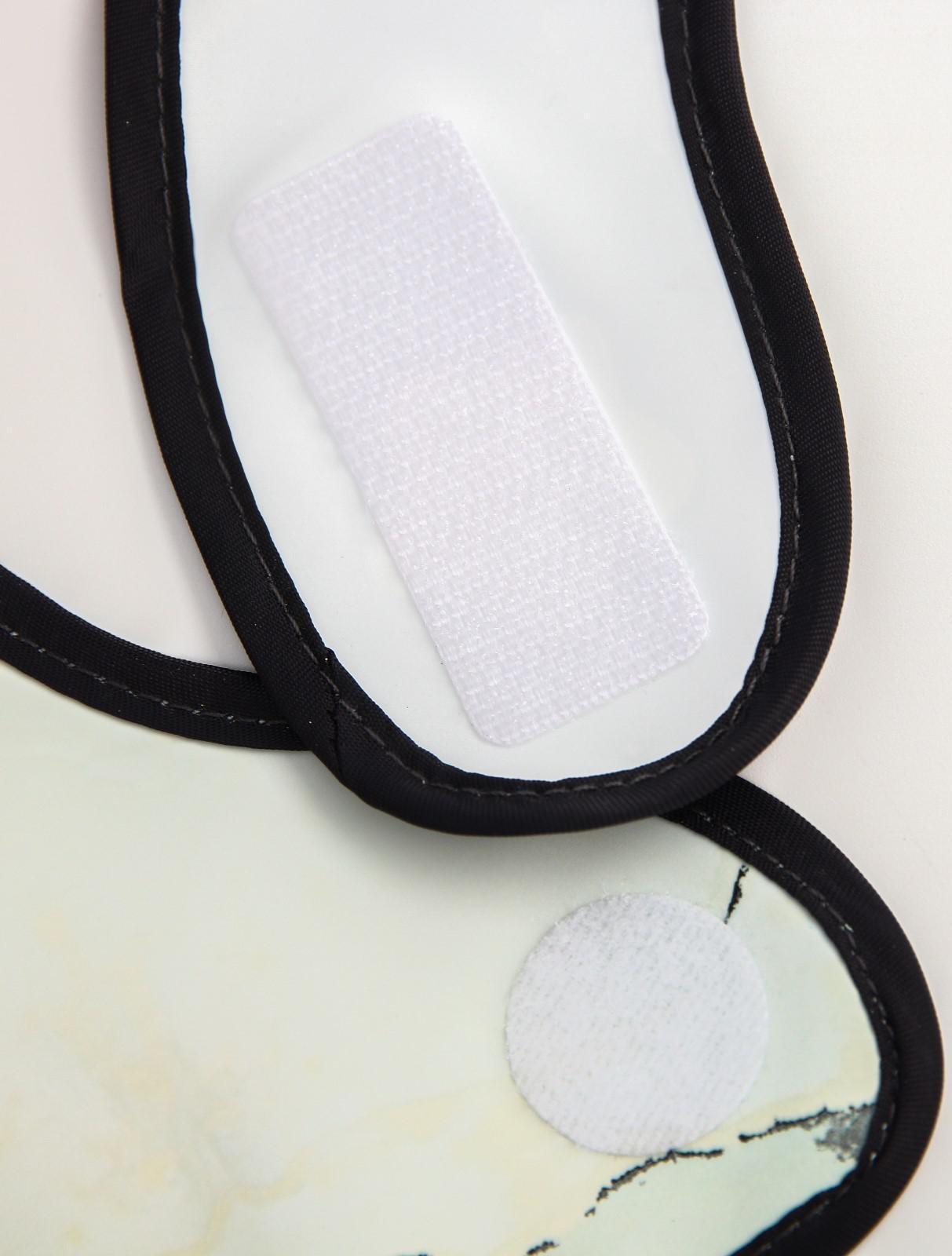 Нагрудник для кормления «Gold baby» непромокаемый на липучке, с карманом