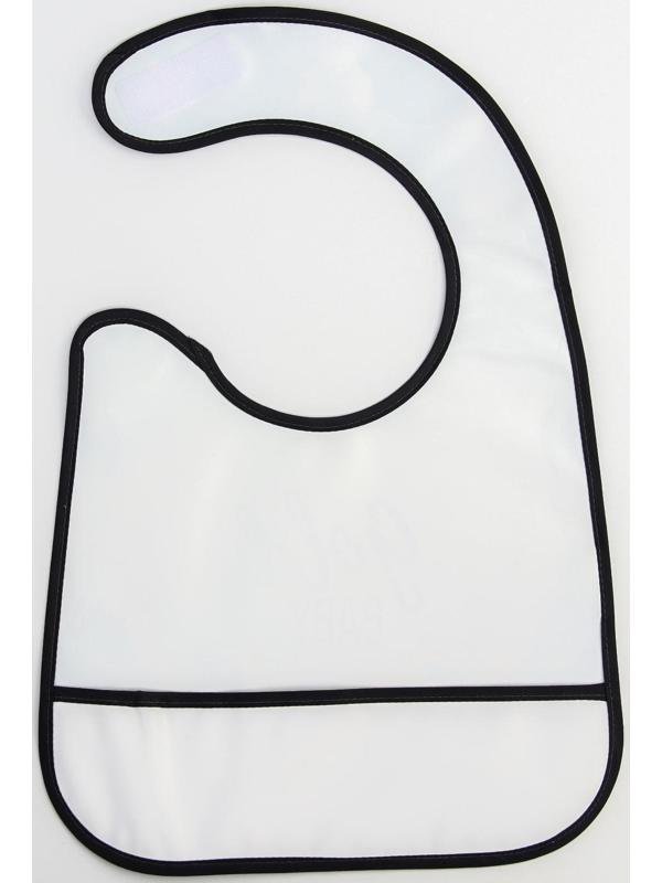 Нагрудник для кормления «Gold baby» непромокаемый на липучке, с карманом