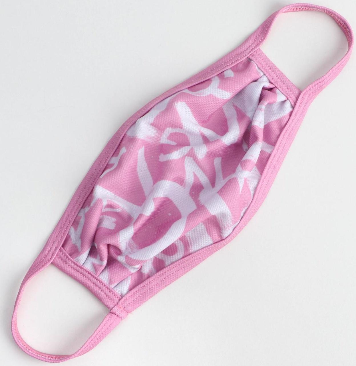 Маска защитная текстильная «Буквы», многоразовая