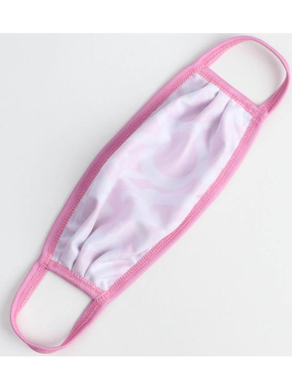 Маска защитная текстильная «Буквы», многоразовая