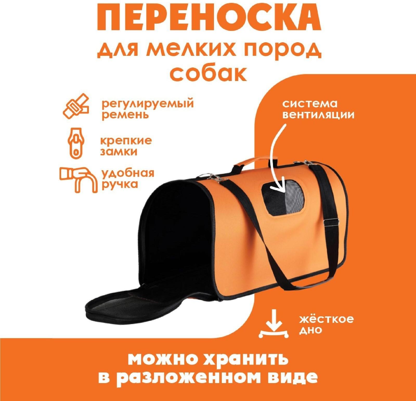 Сумка - переноска раскладная, каркасная «Особо опасен» 52x22x29 см