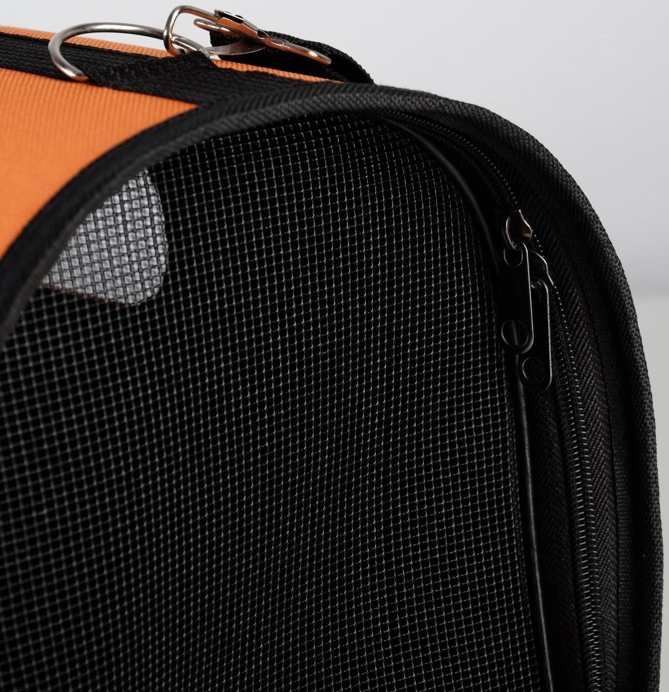 Сумка - переноска раскладная, каркасная «Особо опасен» 52x22x29 см