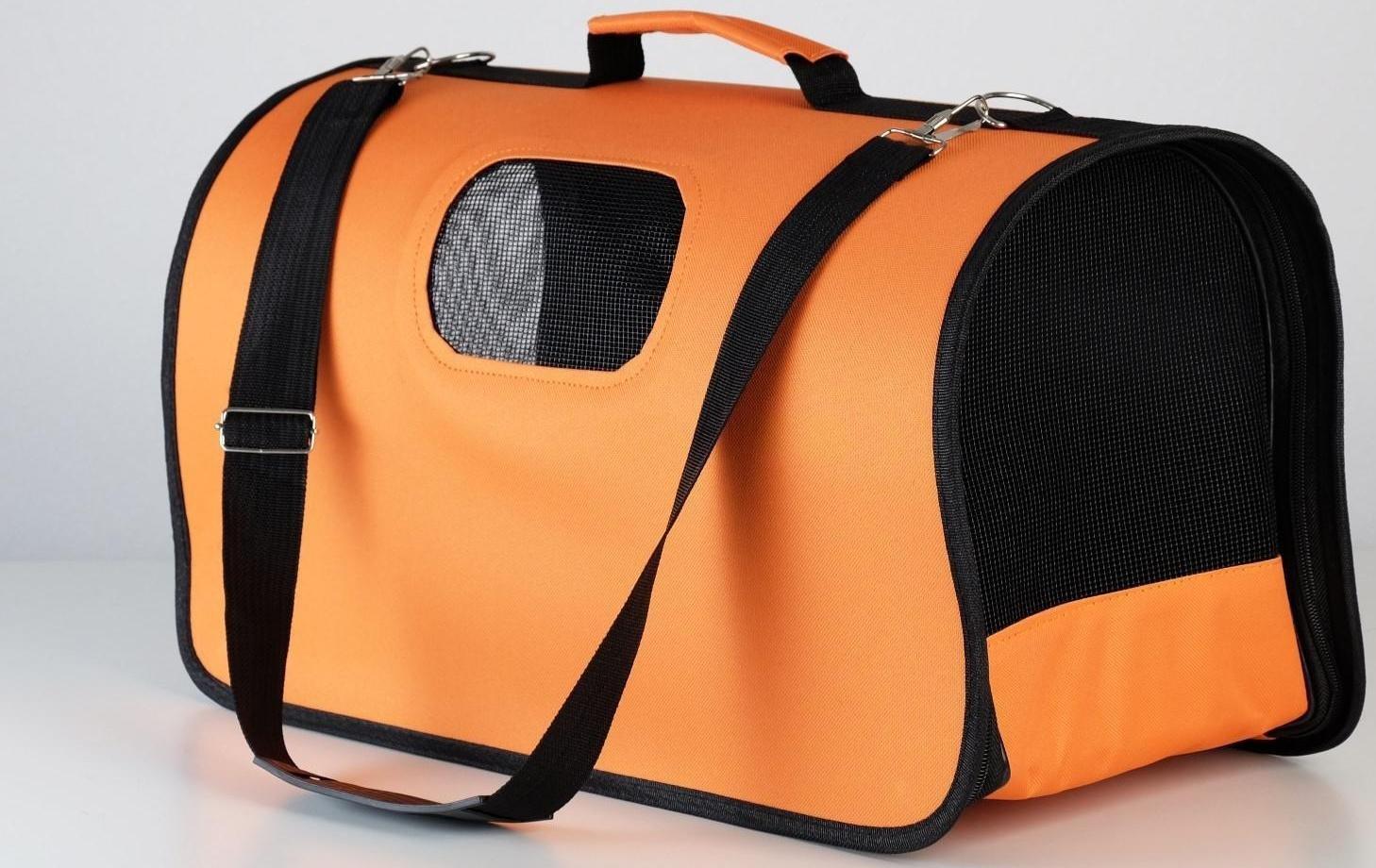 Сумка - переноска раскладная, каркасная «Особо опасен» 52x22x29 см