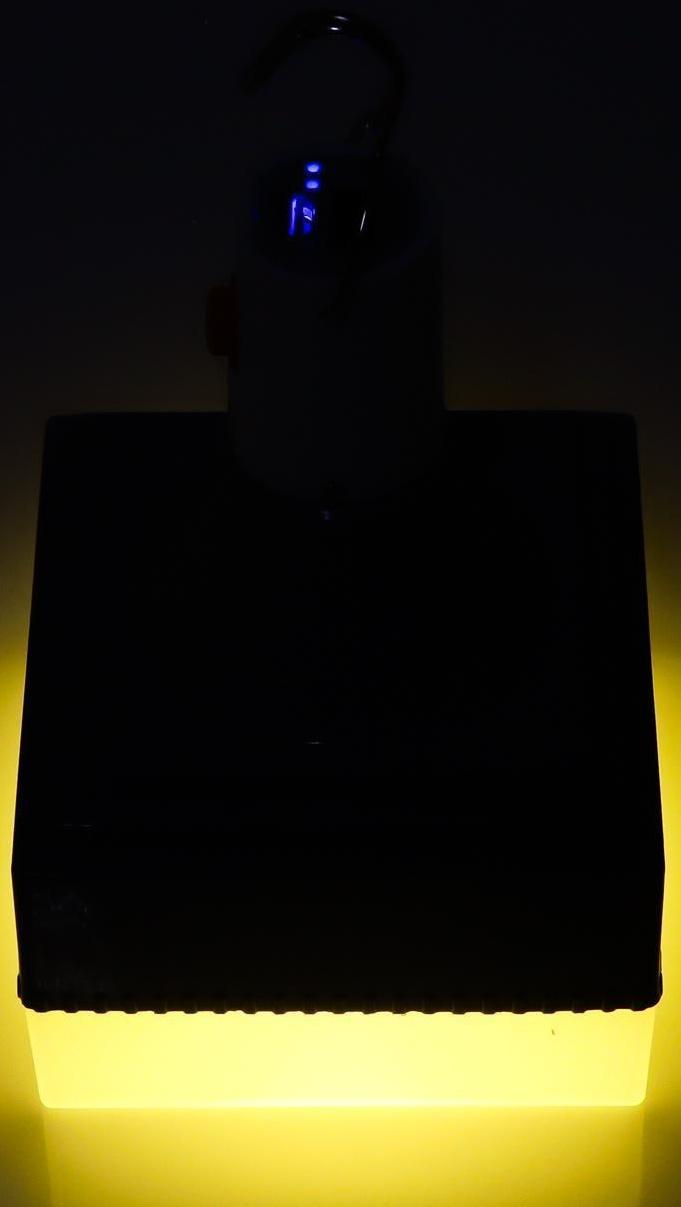 Фонарь кемпинговый аккумуляторный 10 Вт, 2х1200 мАч, USB 5 В, 4 режима