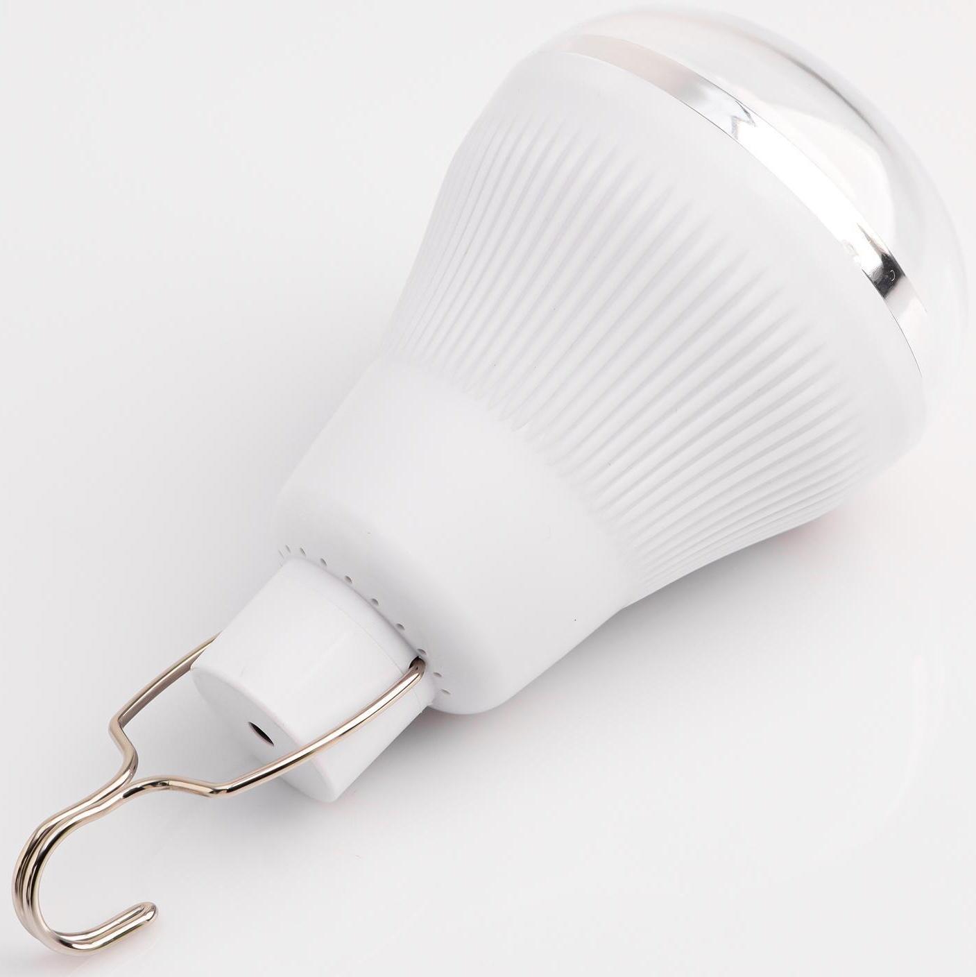 Фонарь кемпинговый аккумуляторный, 10 Вт, 20 LED, 1000 мАч, 12 х 7.5 см, солнечная батарея