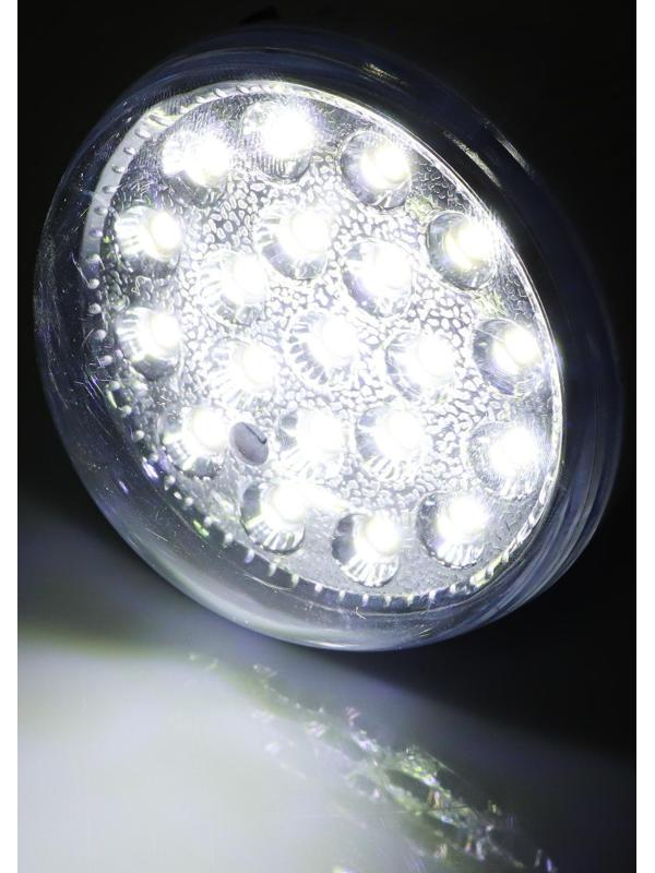 Фонарь кемпинговый аккумуляторный, 10 Вт, 20 LED, 1000 мАч, 12 х 7.5 см, солнечная батарея