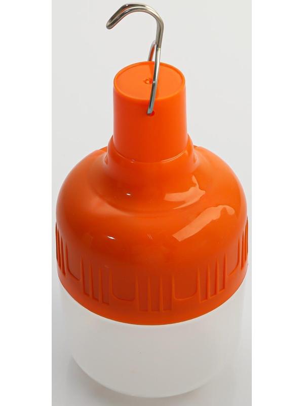 Фонарь кемпинговый аккумуляторный, 10 Вт, 10  LED, 500 мАч, солнечная батарея