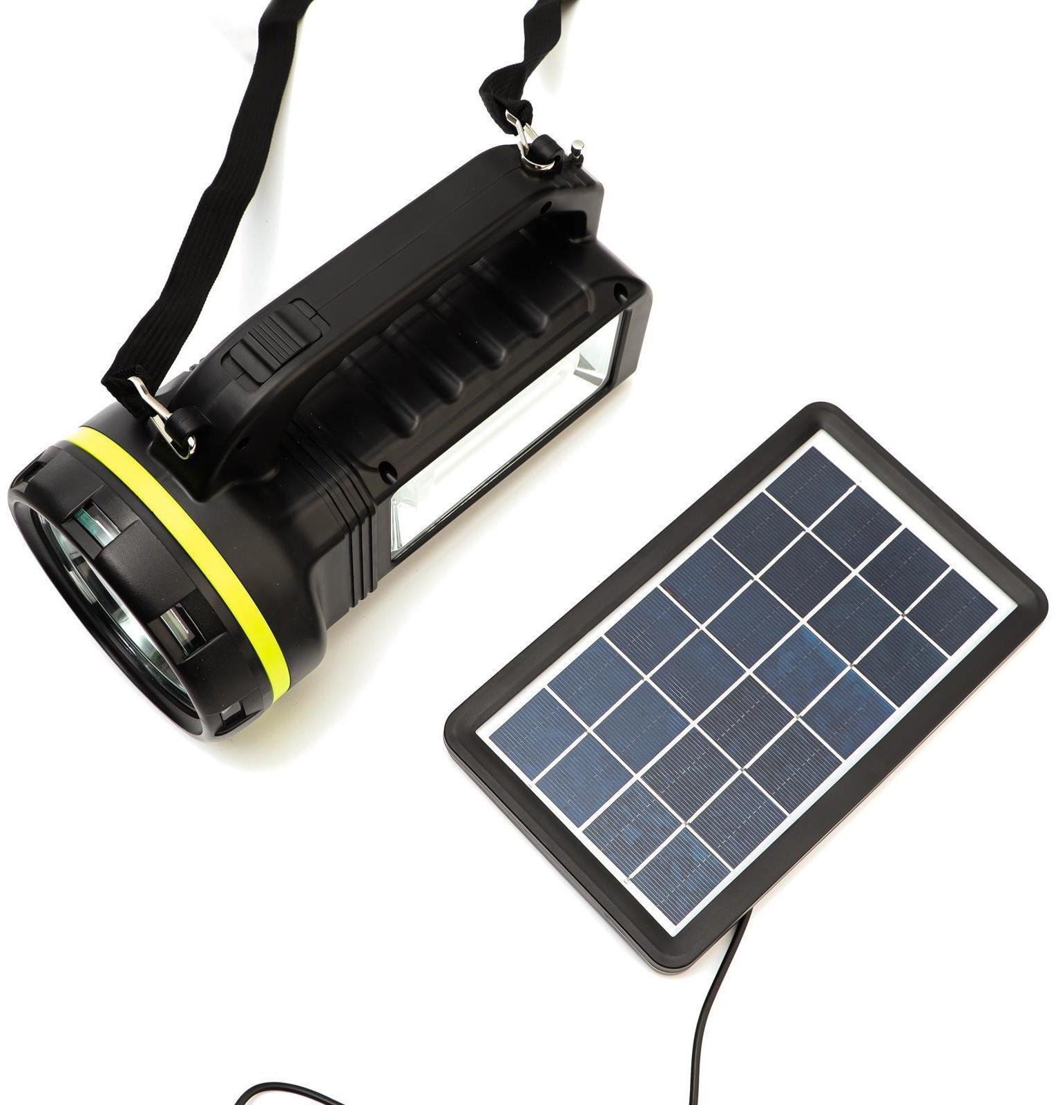 Фонарь кемпинговый аккумуляторный, с лампочками,10 вт, 9000 мАч, солнечная батарея, USB