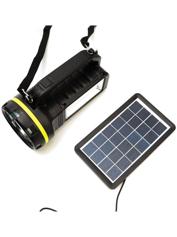 Фонарь кемпинговый аккумуляторный, с лампочками,10 вт, 9000 мАч, солнечная батарея, USB