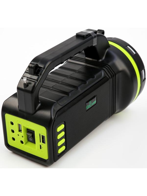 Фонарь кемпинговый аккумуляторный, с лампочками,10 вт, 9000 мАч, солнечная батарея, USB