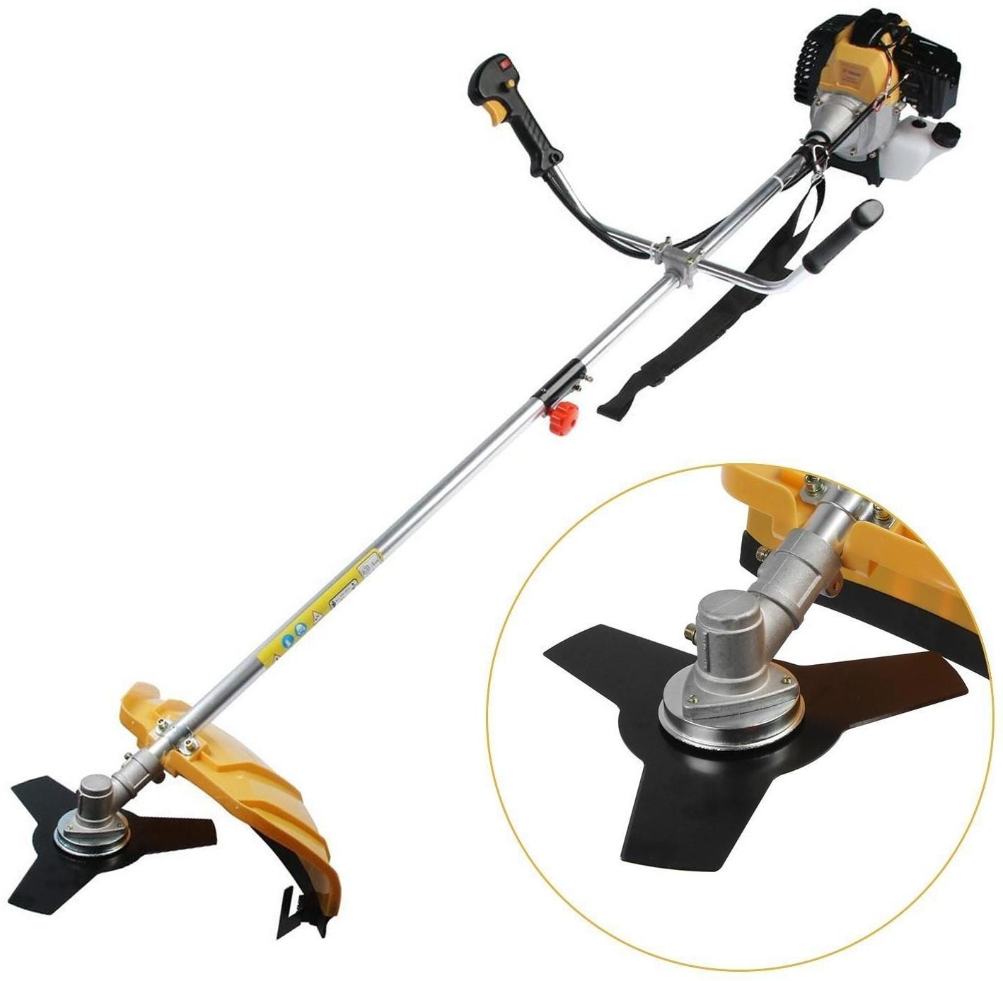 Триммер бензиновый ТУНДРА, Easy-start, леска/нож, 43 см3, 2 л.с., в двух коробках