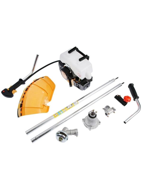 Триммер бензиновый ТУНДРА, Easy-start, леска/нож, 43 см3, 2 л.с., в двух коробках