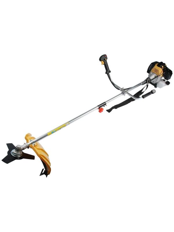 Триммер бензиновый ТУНДРА, Easy-start, леска/нож, 43 см3, 2 л.с., в двух коробках