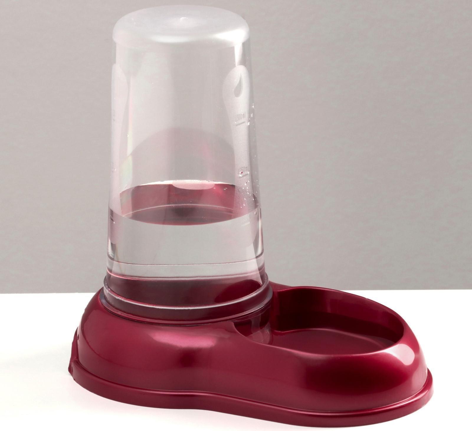 Автопоилка/автокормушка, рубиновая перламутр, 1,5 л