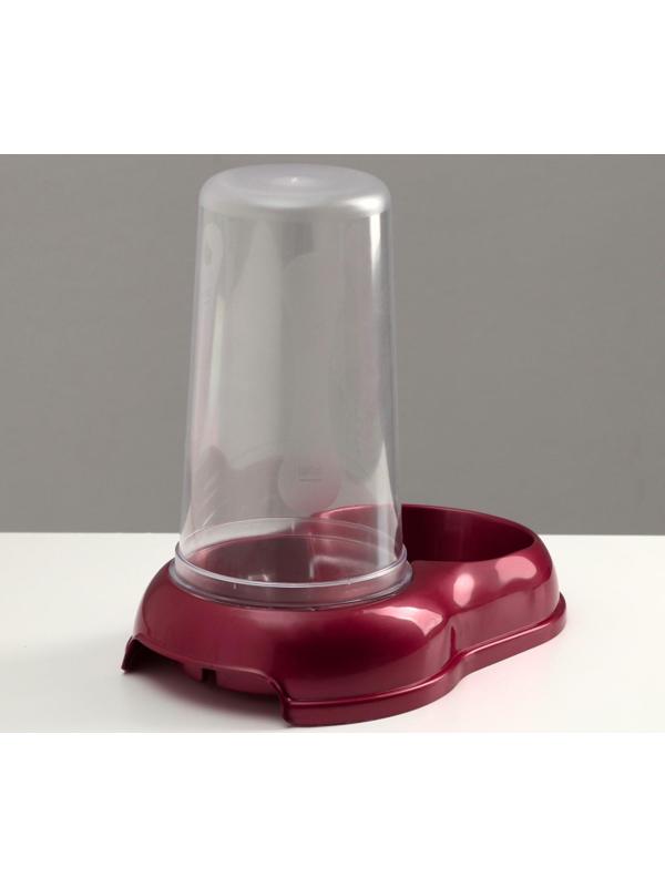 Автопоилка/автокормушка, рубиновая перламутр, 1,5 л
