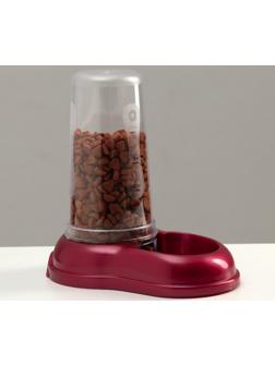 Автопоилка-автокормушка, рубиновая перламутр, 0,6 л