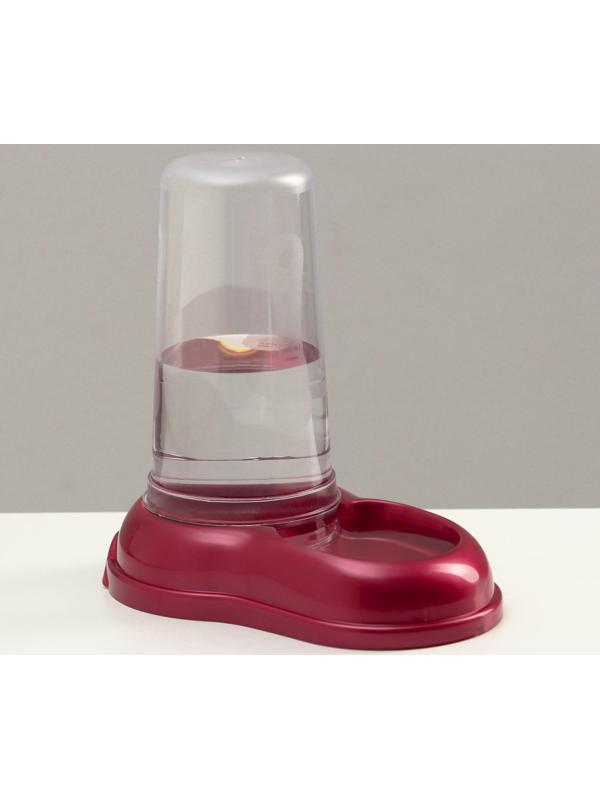 Автопоилка-автокормушка, рубиновая перламутр, 0,6 л