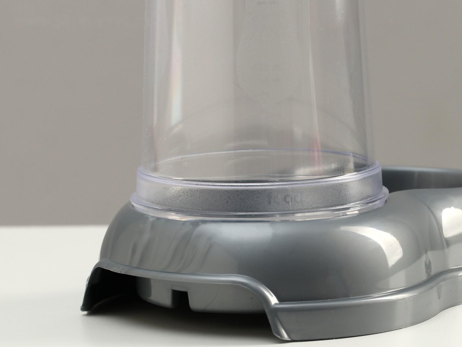 Автопоилка/автокормушка 0,6 л, серая перламутр