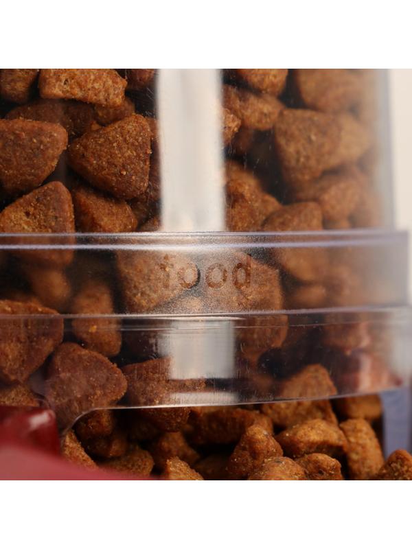 Автопоилка/автокормушка 0,6 л, серая перламутр