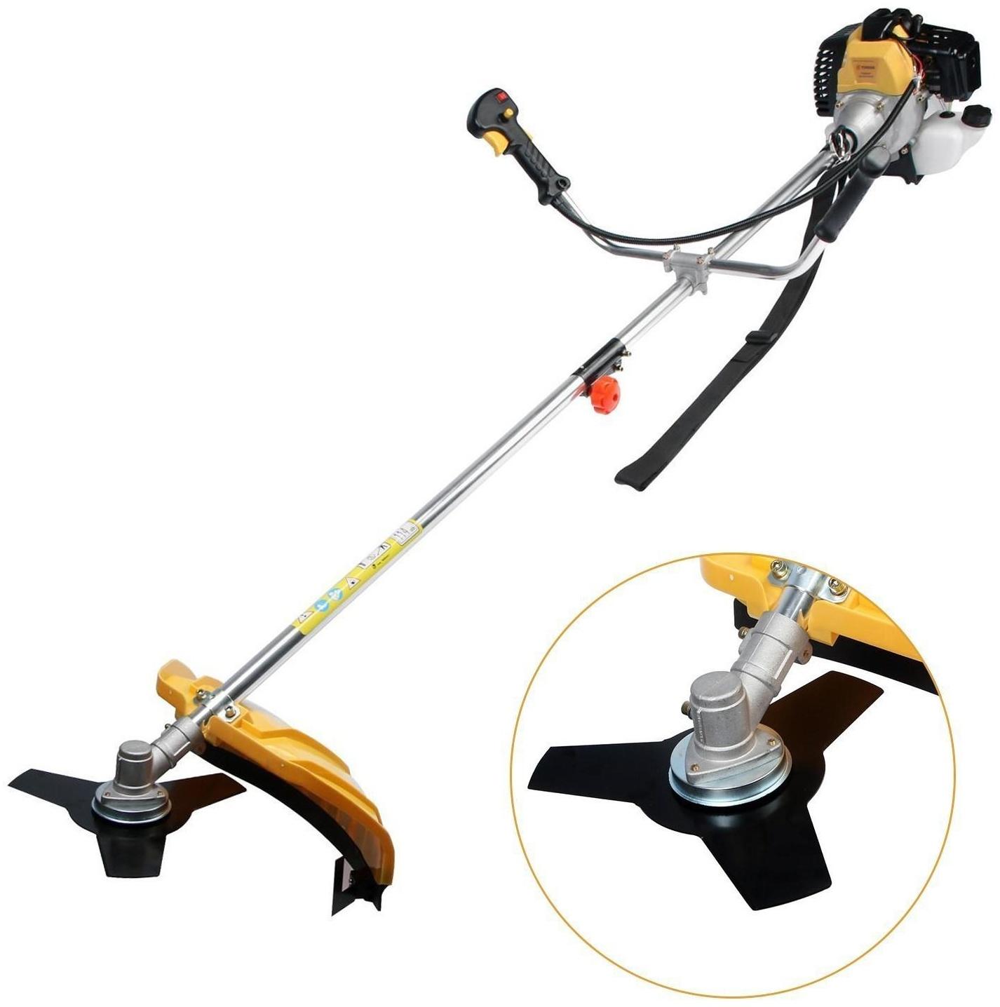 Триммер бензиновый ТУНДРА, Easy-start, леска/нож, 52 см3, 2.3 л.с., в двух коробках