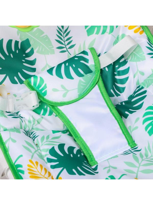 Шезлонг - качалка для новорождённых «Сафари», игровая дуга, игрушки МИКС