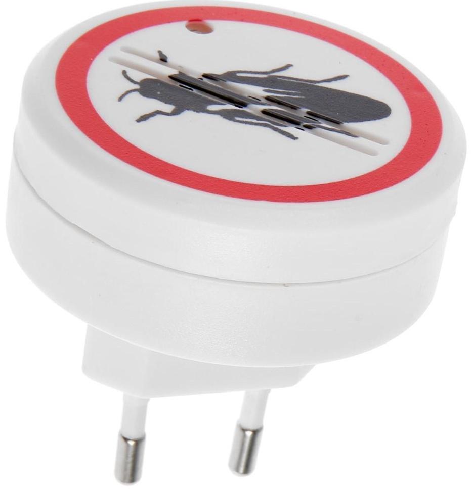 Отпугиватель тараканов Luazon LRI-18, ультразвуковой, 30 м2, 220 В, белый