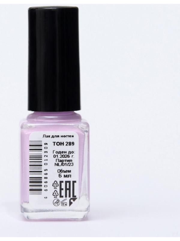 Лак для ногтей Jeanmishel, тон 289, 6 мл