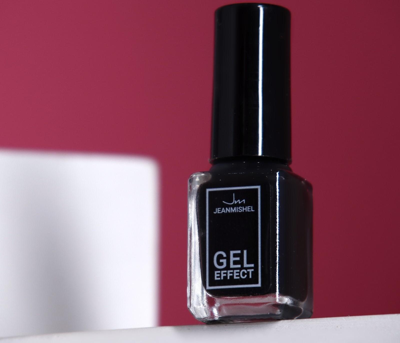 Лак для ногтей с эффектом геля, Jeanmishel, тон 199, чёрный матовый, 6 мл
