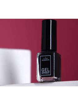 Лак для ногтей с эффектом геля, Jeanmishel, тон 199, чёрный матовый, 6 мл