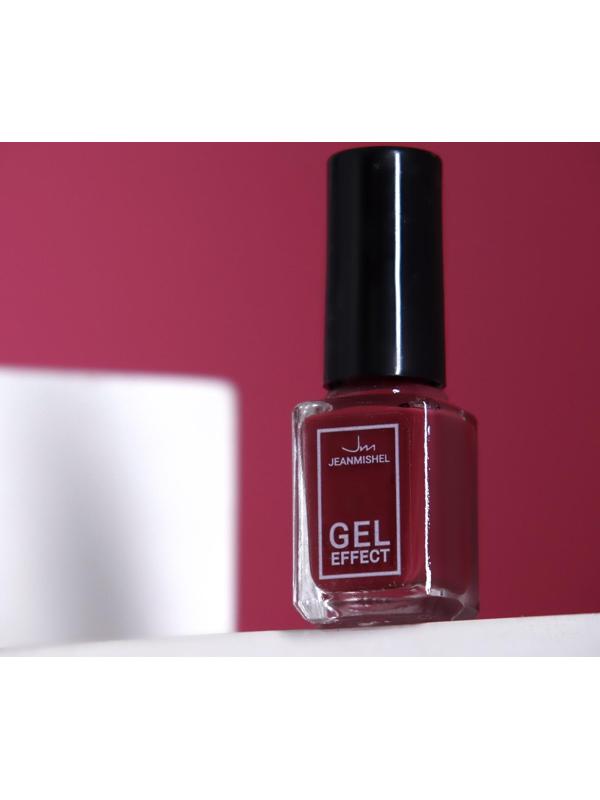 Лак для ногтей с эффектом геля, Jeanmishel, тон 314, черешневый матовый, 6 мл