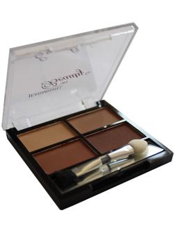 Тени для век, Jeanmishel by beauty, матовые четырехцветные,  тон 07