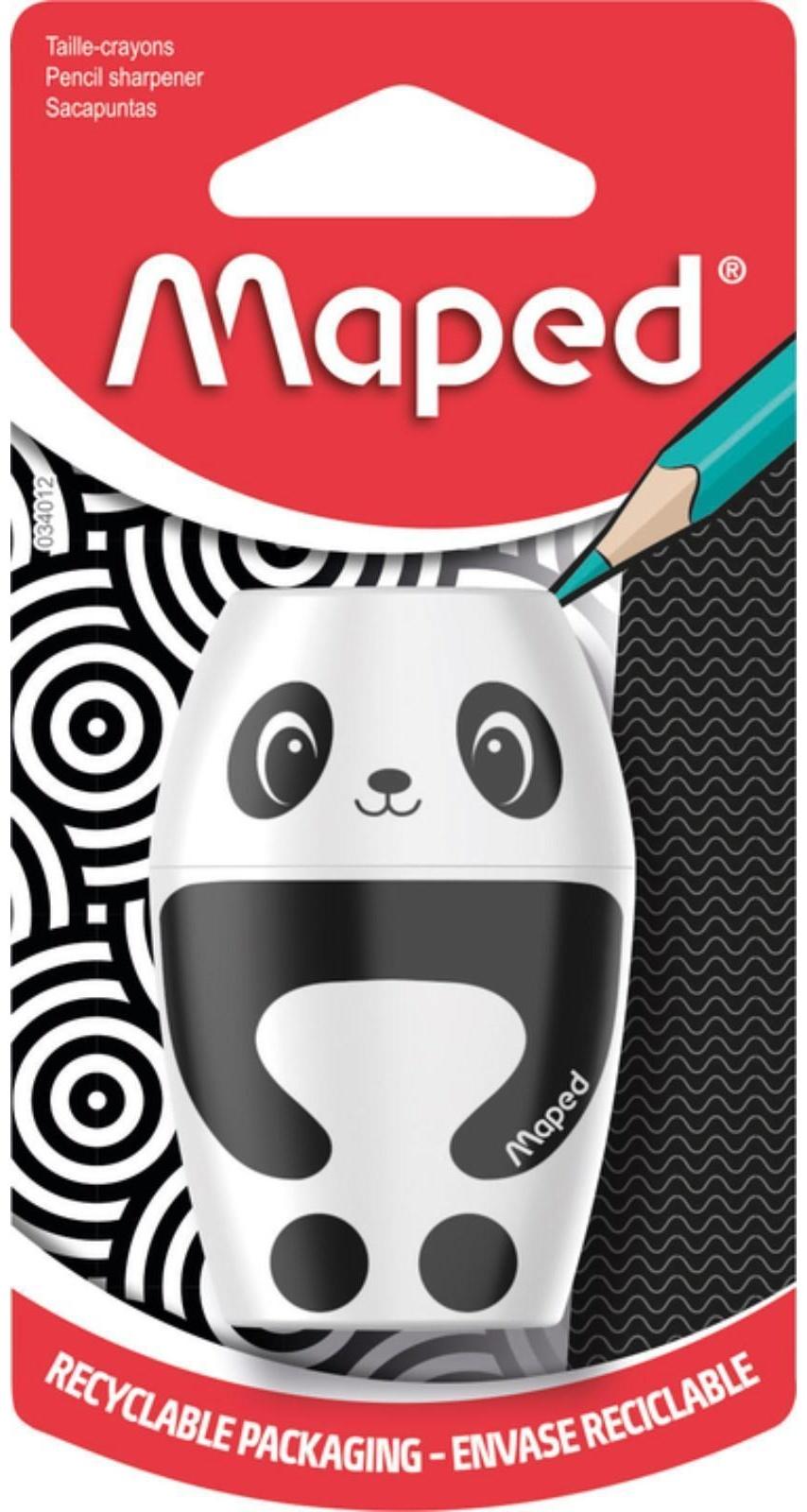 Точилка Maped Shakky с контейнером, 1 отверстие, ассорти