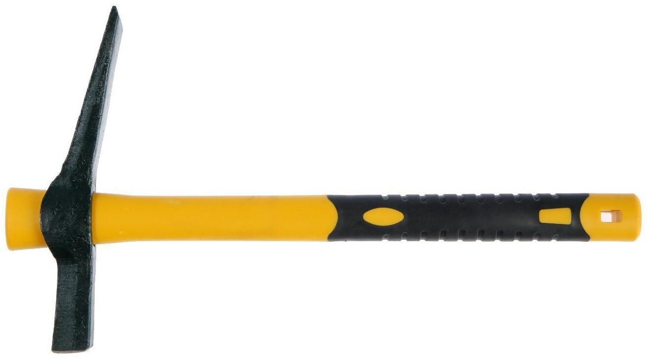 Кирка-молоток ТУНДРА, кованая, фиберглассовая рукоятка 380 мм, 500 г