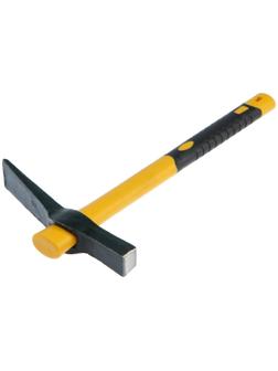 Кирка-молоток ТУНДРА, кованая, фиберглассовая рукоятка 380 мм, 500 г