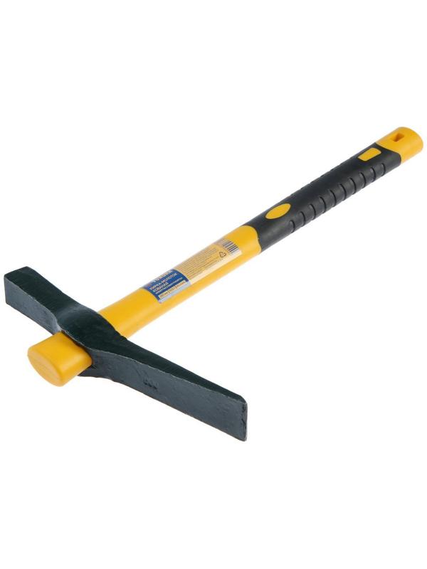 Кирка-молоток ТУНДРА, кованая, фиберглассовая рукоятка 380 мм, 500 г
